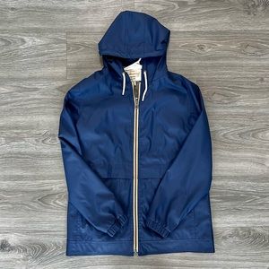 Vintage / S / 100% Waterproof / Shell Jacket / Navy